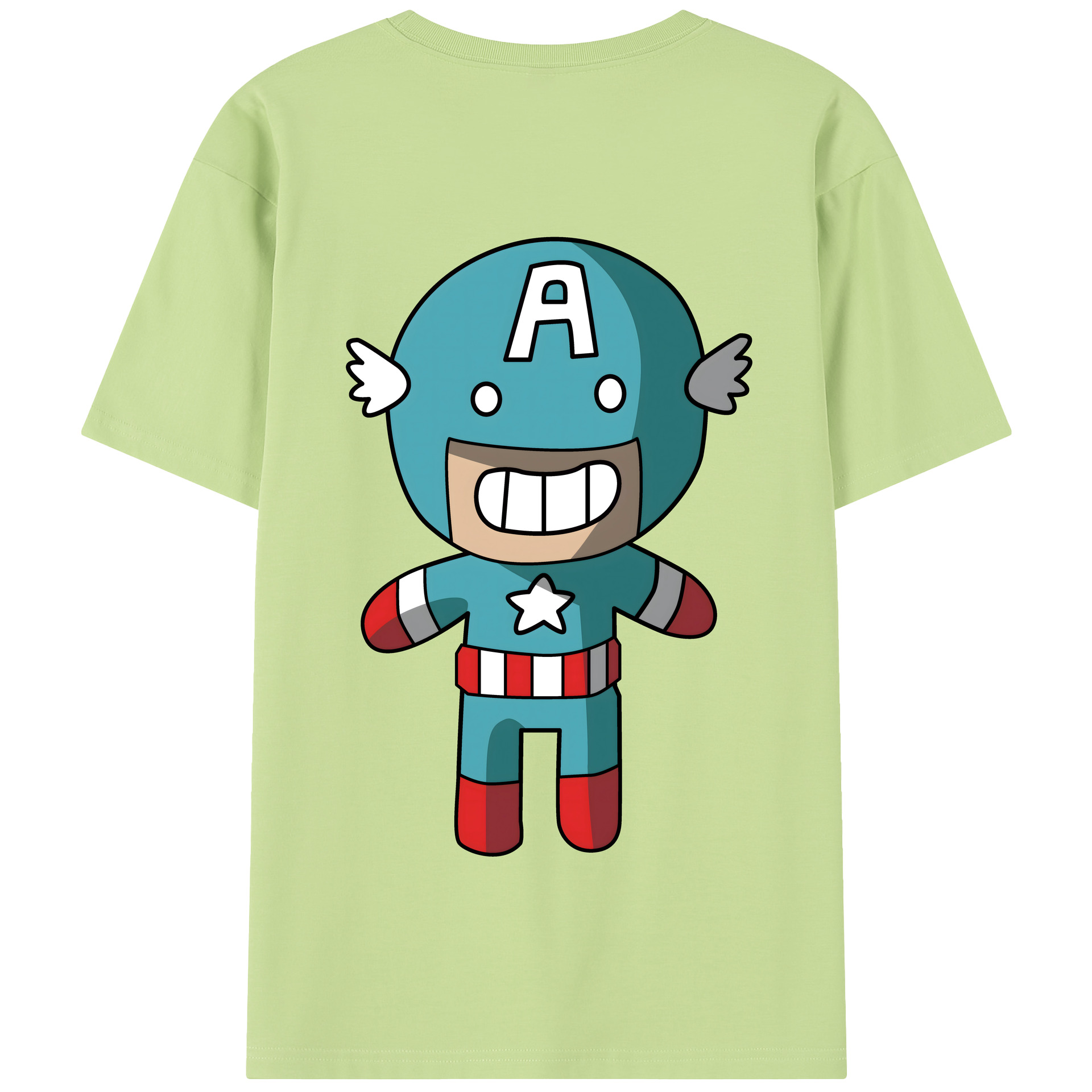 （画像用） アベンジャーズ The Avengers 綿100％半袖Tシャツ（背面プリント）